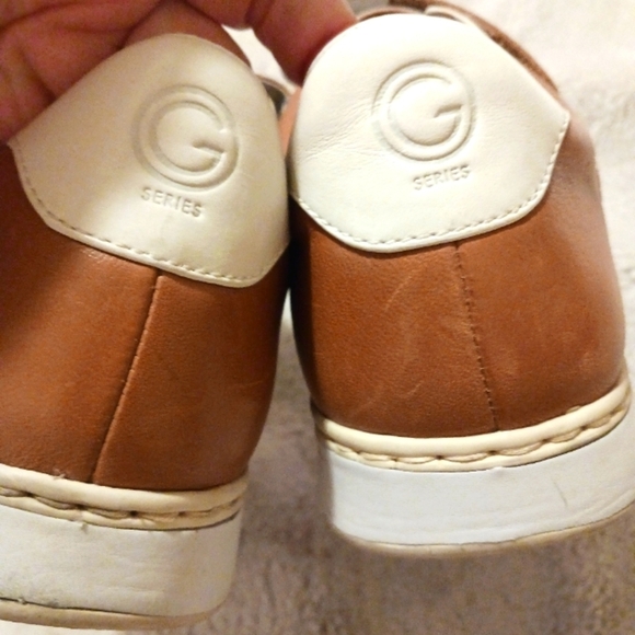 Cole Haan Mens Brown Leather Shoes Sneakers - Picture 4 of 6